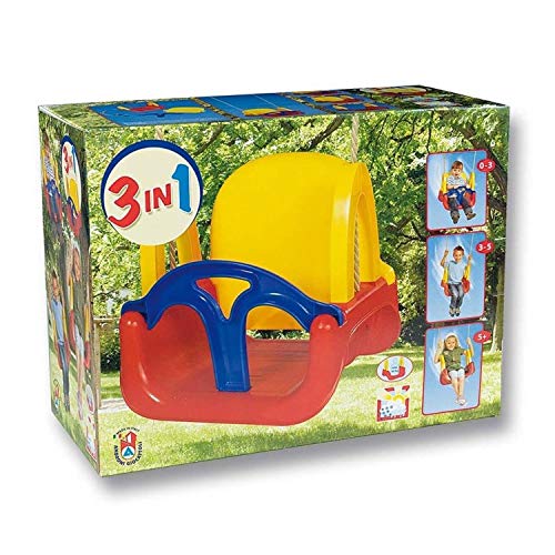 Green Garden 8306-0000, Columpio infantil 3 en 1, colores surtidos