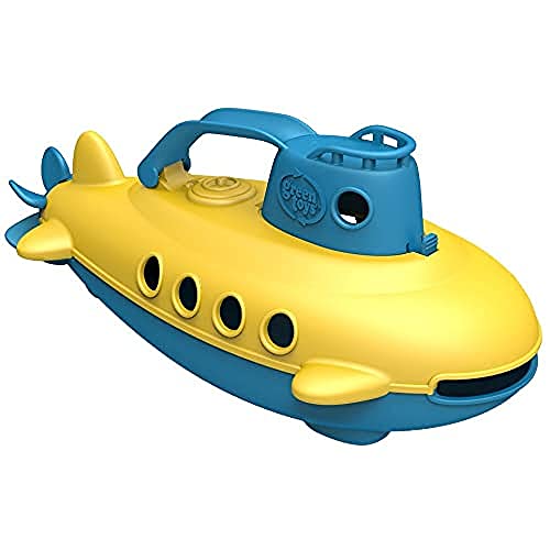 Green Toys- Submarino (Manija Azul), Multicolor, USA Size (SUBB-1032)