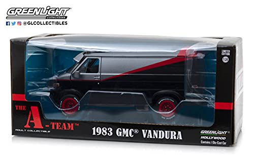 Greenlight The A team 84072, Furgoneta 1983 GMC Vandura, escala 1:24, Colores aleatorias