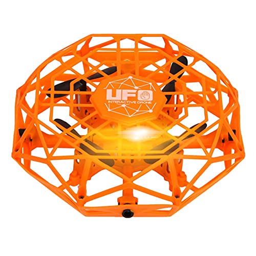 GRTVF Juguetes de bolas voladoras Spinner volador Drone operado a mano Sensor de movimiento de gestos Quadcopter Helicóptero para niños Adultos Niñas Juguetes interactivos para aliviar el estrés