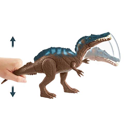 GSDGSD Jurassic World Toy Dinosaurios Strike Irritator Dinosaurio Mordiendo Acción Cretácico Campamento Efectos de Sonido Dinosaurio Juguete para niños