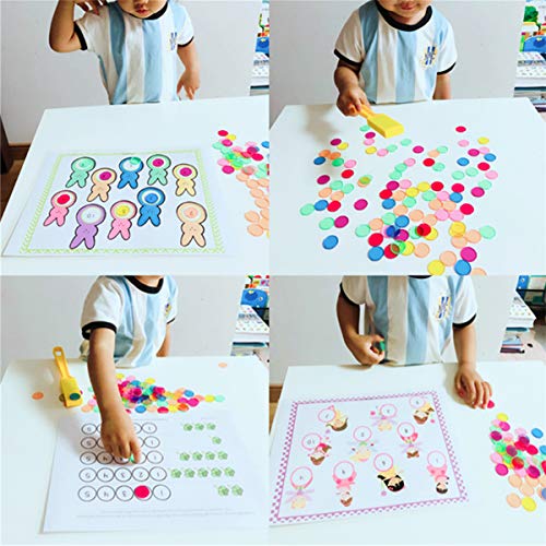 guangzhou 【Promoción por Tiempo Limitado Juguetes de Aprendizaje Montessori Juego de Varita magnética con Chips de conteo de Color Transparente con Varilla magnética de Bucle de Metal