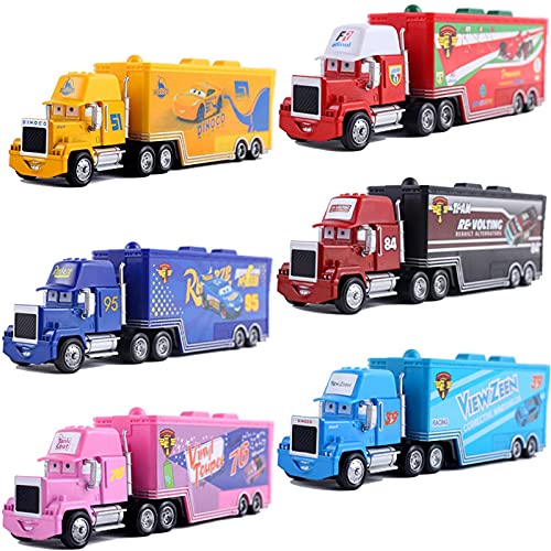 GWTRY Pixar Cars 3 Lightning Mcqueen Storm Jackson El Rey 1:55 Diecast Metal Aleoy Model Toys para Boys Birthday Regional (Color : Truck Jackson Storm)