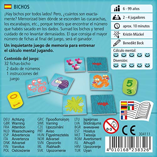 HABA Bichos-ESP (304111), Multicolor (Habermass