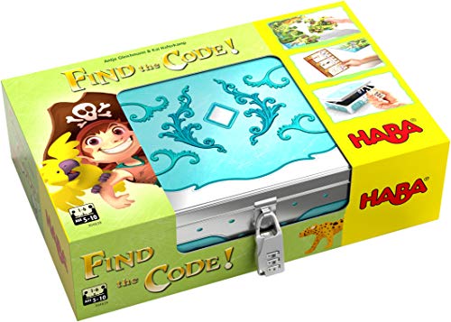 HABA- Find The Code Isla Pirata Juego Infantil de Mesa, Multicolor (304839)