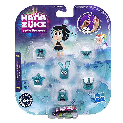 Hanazuki - Pack 6 Tesoros Glamour (Hasbro B8449ES0)