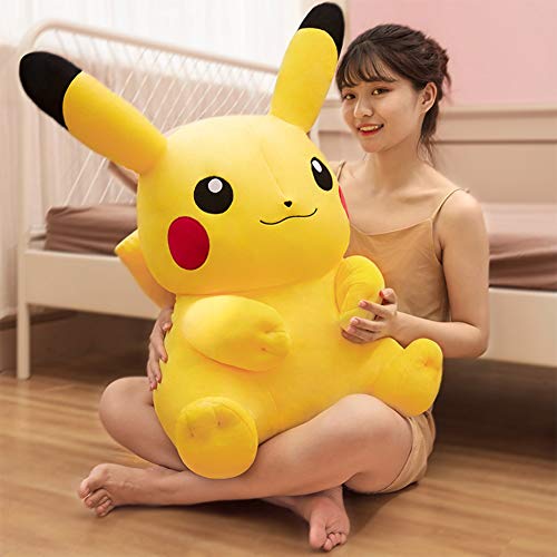 Haojie 95cm de la Felpa del Pikachu muñeca Regalo de cumpleaños Grande de la muñeca de Trapo Bikachu de Almohadas para Dormir Muñeca,32cm