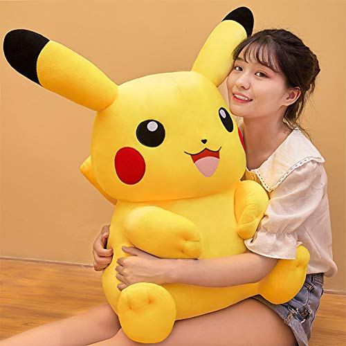 Haojie 95cm de la Felpa del Pikachu muñeca Regalo de cumpleaños Grande de la muñeca de Trapo Bikachu de Almohadas para Dormir Muñeca,32cm