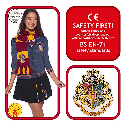 Harry Potter Deluxe Bufanda Gryffindor, Multicolor, (Rubie'S 39033)