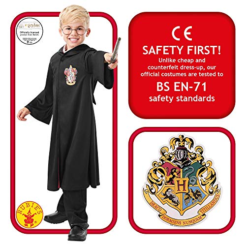 Harry Potter - Disfraz Deluxe infantil Unisex, Talla L 7-8 años (Rubies 883574-L)