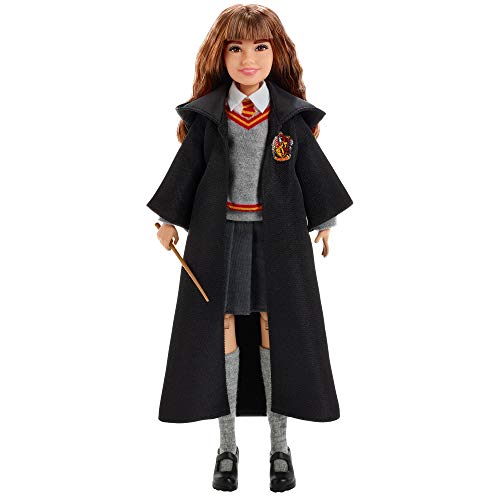 Harry Potter- Hermione Granger Muñeca Personaje, Multicolor (Mattel FYM51)