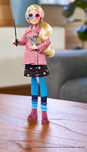 HARRY POTTER- Luna Lovegood Muñeca Personaje, Multicolor (Mattel GNR32)