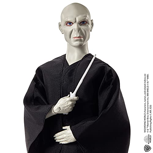 Harry Potter vs Voldemort Pack de 2 muñecos con varitas y cáliz de fuego, regalo para niñas y niños +6 años Mattel HCJ33