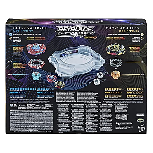 Hasbro-48620 Beyblade Burst Series Elite Champions Pro Set-Juego de Batalla de Beystadium Arena, 2 giroscopios y 2 lanzadores, Color Multicolor. (F2292EU5)