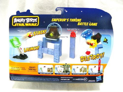 HASBRO a2830 – Star Wars Angry Birds Battle Game – Emperor 's Throne Battle Game, Angry Birds