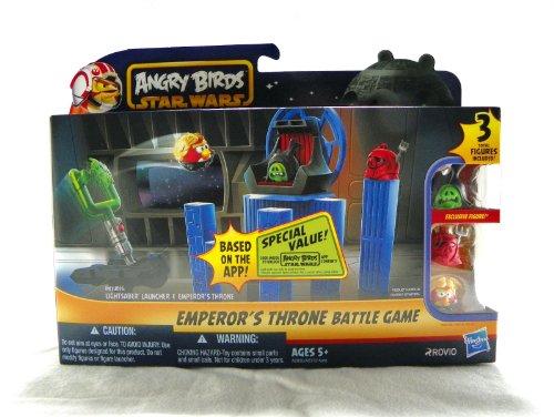 HASBRO a2830 – Star Wars Angry Birds Battle Game – Emperor 's Throne Battle Game, Angry Birds