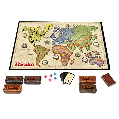 Hasbro B7404 - Risk, Juego de Estrategia, 10 Año(s), 56 Piezas, Caja) , colores/modelos Surtido - Idioma Aleman