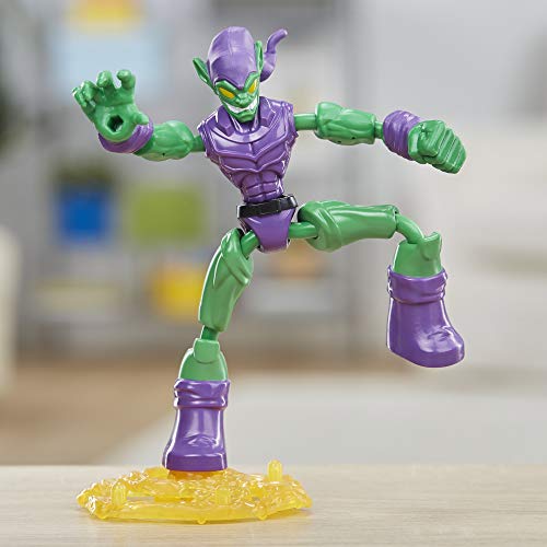 Hasbro - Figura Green Goblin 15 cm Spiderman Bend and Flex (E89735X0)