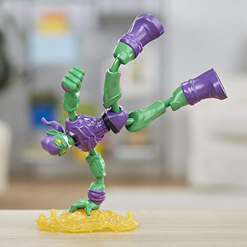 Hasbro - Figura Green Goblin 15 cm Spiderman Bend and Flex (E89735X0)