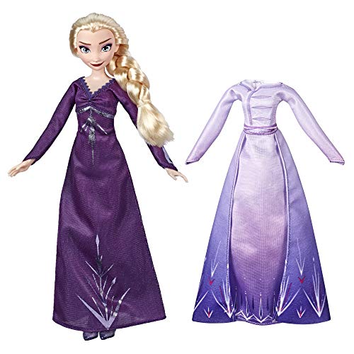 Hasbro Frozen- Arendelle Muñeca Arendeli con 2 completos, Camisa de Noche y Vestido inspirados en la película Disney Frozen 2, Multicolor (E6907ES0)