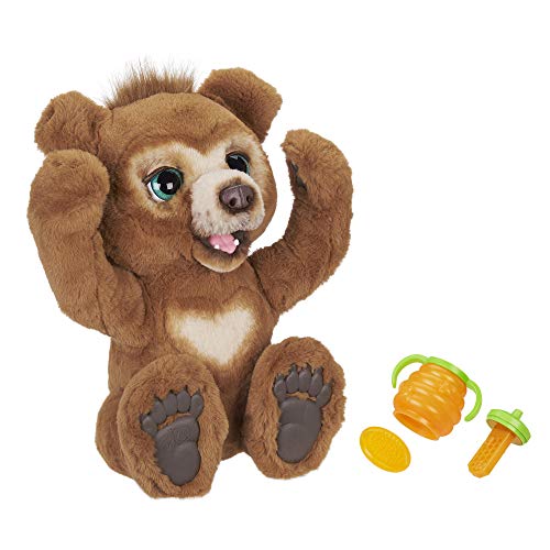 Hasbro FurReal Cubby-Oso de Peluche Interactivo con más de 100 Combinaciones de Sonido y Movimiento (E4591103)