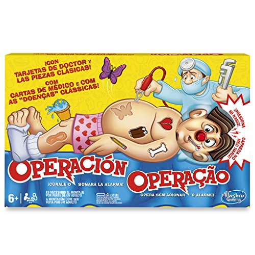 Hasbro Gaming B2176B09 Operación - Juego para niños, 6+ años