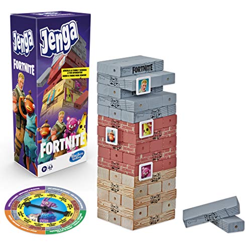 Hasbro Gaming-Fortnite Jenga Fornite, Color no Aplica (E9480175)