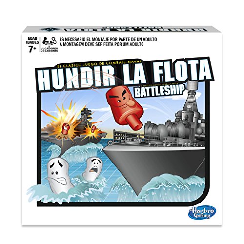 Hasbro Gaming- Hasbro Hundir La Flota, Juego de Tablero, Multicolor, única (A3264B09)