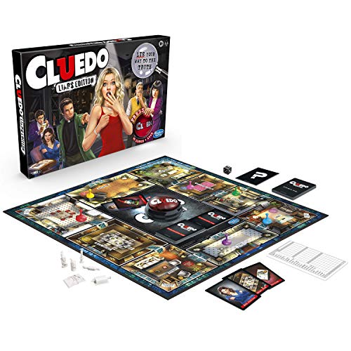 Hasbro Gaming Juego de Mesa Cluedo Liars Edition, Juego de Misterio de Asesinato para niños a Partir de 8 años; exponer Detectives deshonestos con el botón mentiroso