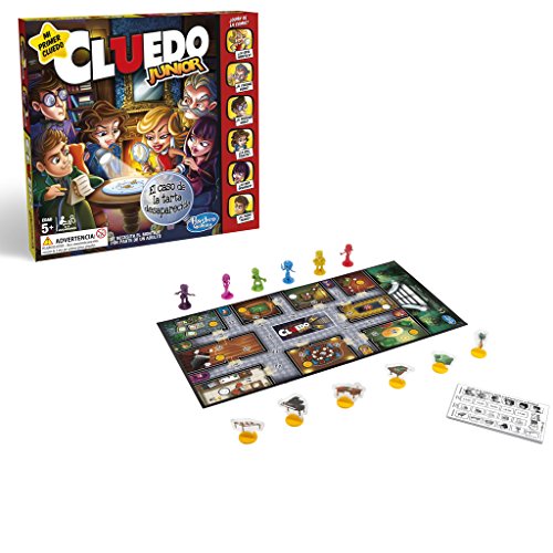 Hasbro Gaming- Juegos Cluedo Junior (Versión Española), Multicolor, Talla Única (C1293105)