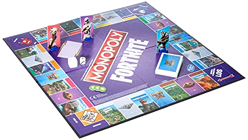 Hasbro Gaming- Monopoly Fortnite Edition Juego de mesa para videojuegos, a partir de 13 años, Color (E6603398) [Version Alemana]