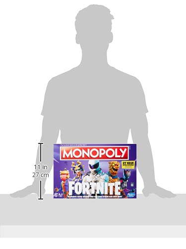 Hasbro Gaming- Monopoly Fortnite Edition Juego de mesa para videojuegos, a partir de 13 años, Color (E6603398) [Version Alemana]