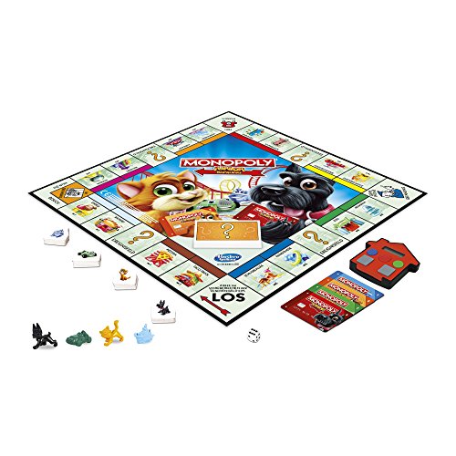 Hasbro Gaming Monopoly Junior Electronic Banking Juego Infantil versión Alemana (Hasbro E1842100)