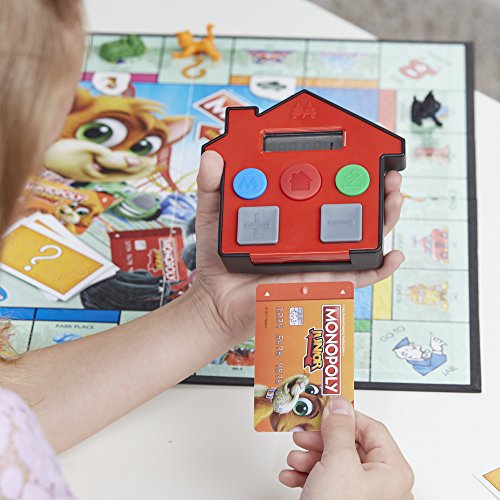 Hasbro Gaming Monopoly Junior Electronic Banking Juego Infantil versión Alemana (Hasbro E1842100)