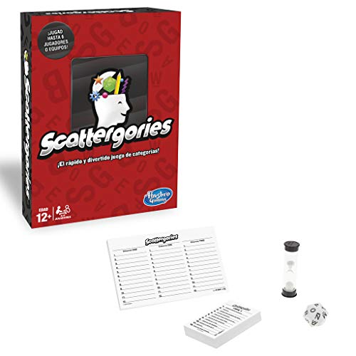 Hasbro Gaming- Scattergories Hasbro Juego de Mesa (Versión Española), Multicolor (C1941105)