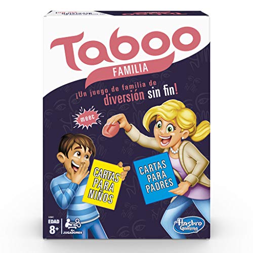 Hasbro Gaming- Taboo Familia Juego de Mesa, Multicolor (E4941105)