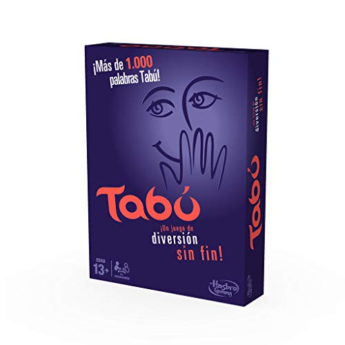 Hasbro Gaming- TABÚ Gaming Clasico Juego de Mesa, Multicolor, 26.7 x 20.1 x 5.1 (Hasbro Spain A4626105)