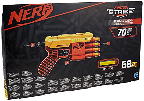 Hasbro HASE8314-NERF Alpha Strike con 48 recambios. Escala: