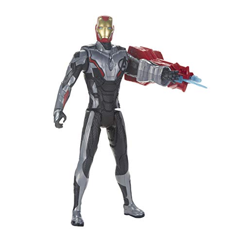 Hasbro Marvel Avengers - Endgame Iron Man Titan Hero con Power FX Incluido, Multicolor, 30 cm, E3298103