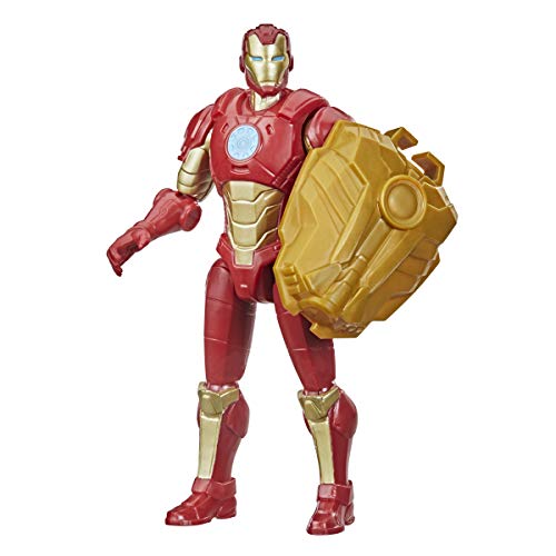 Hasbro Marvel Avengers - Figura Mech Strike de Iron Man de 15 cm con Accesorio Mech de Batalla - para niños de 4 años en adelante