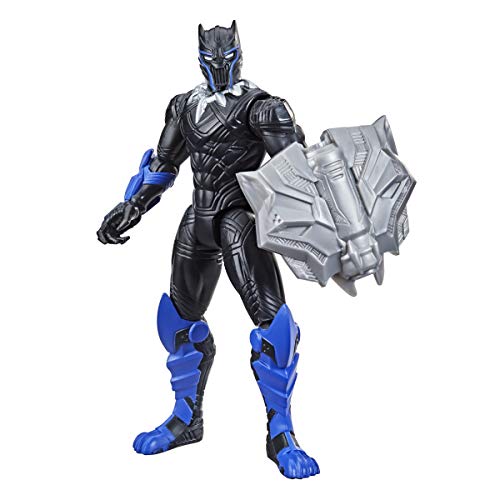 Hasbro Marvel Avengers - Figura Mech Strike de Pantera Negra de 15 cm con Accesorio Mech de Batalla - para niños de 4 años en adelante