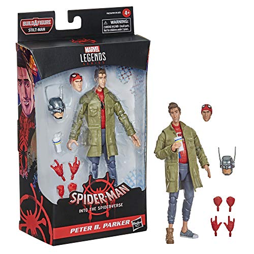 Hasbro Marvel Legends Series Spider-Man: Un Nuevo Universo - Figura de Peter B. Parker de 15 cm - para niños de 4 años en adelante