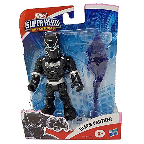 Hasbro- Mega Mini Avengers Black Panther (E7926ES0) , Color/Modelo Surtido