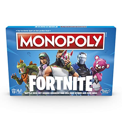 Hasbro Monopoly: Fortnite Party board game Adultos - Juego de tablero [Version Alemana]