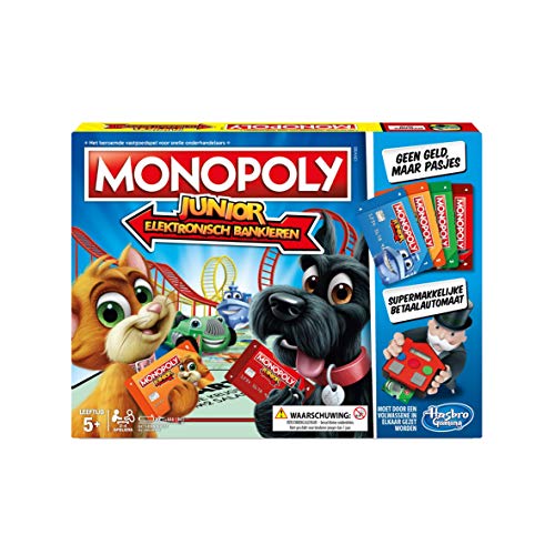 Hasbro Monopoly Junior Electronic Banking Niños Simulación económica - Juego de tablero (Simulación económica, Niños, Niño/niña, 5 año(s), AAA, 1,5 V)