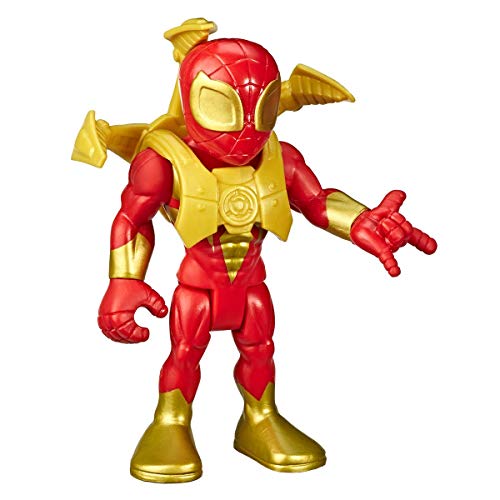 Hasbro Playskool - Marvel Super Hero Adventures-Iron Spider Mega Mighties Avengers Mini Figura Multicolor, 12,5 cm, E6259ES0