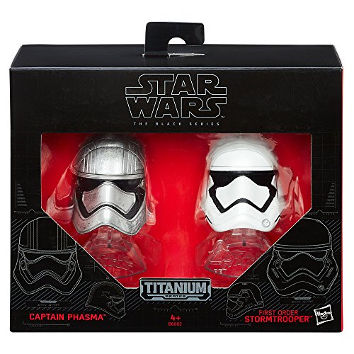 Hasbro Star Wars Black Series 4 Cascos diecast Titanium Collection