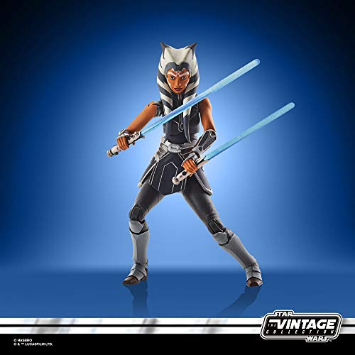 Hasbro Star Wars Juguete de Ahsoka Tano (Mandalore) The Vintage Collection, Figura de acción de 9,5 cm