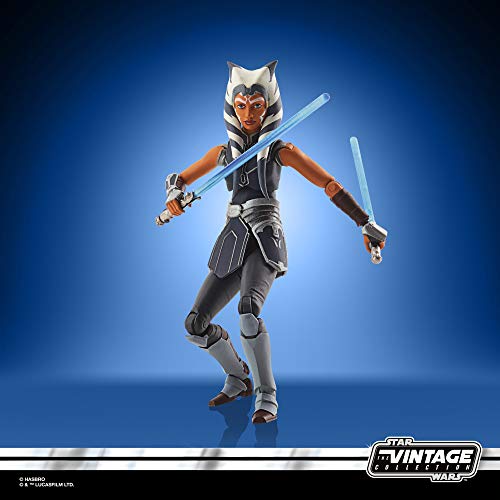 Hasbro Star Wars Juguete de Ahsoka Tano (Mandalore) The Vintage Collection, Figura de acción de 9,5 cm