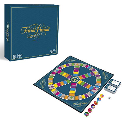 Hasbro Trivial Pursuit classic edition Niños y adultos Juego educativo - Juego de tablero (Juego educativo, Niños y adultos, 16 año(s)), Version Alemana